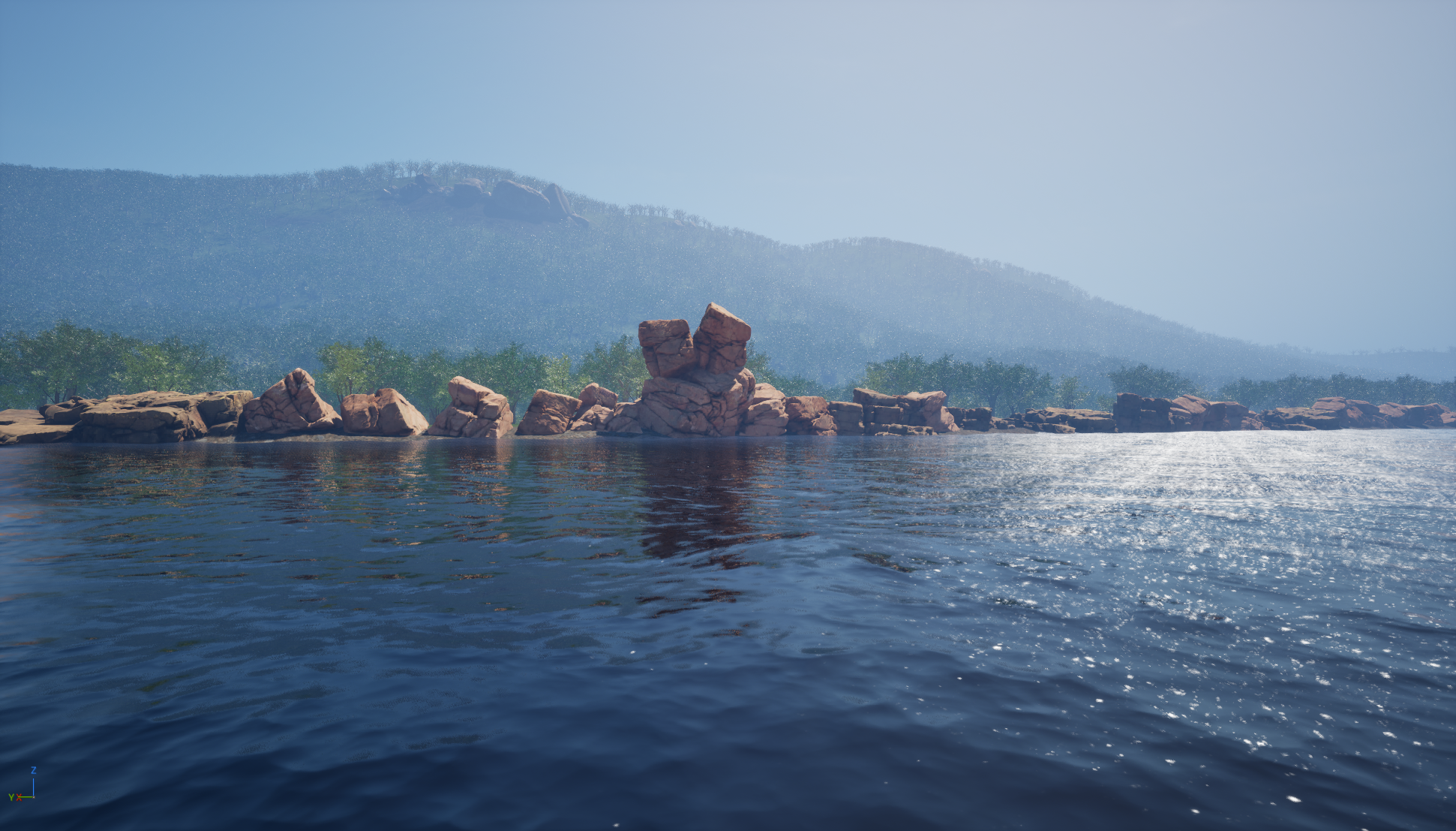 Dapeng Peninsula simulated coastal environment