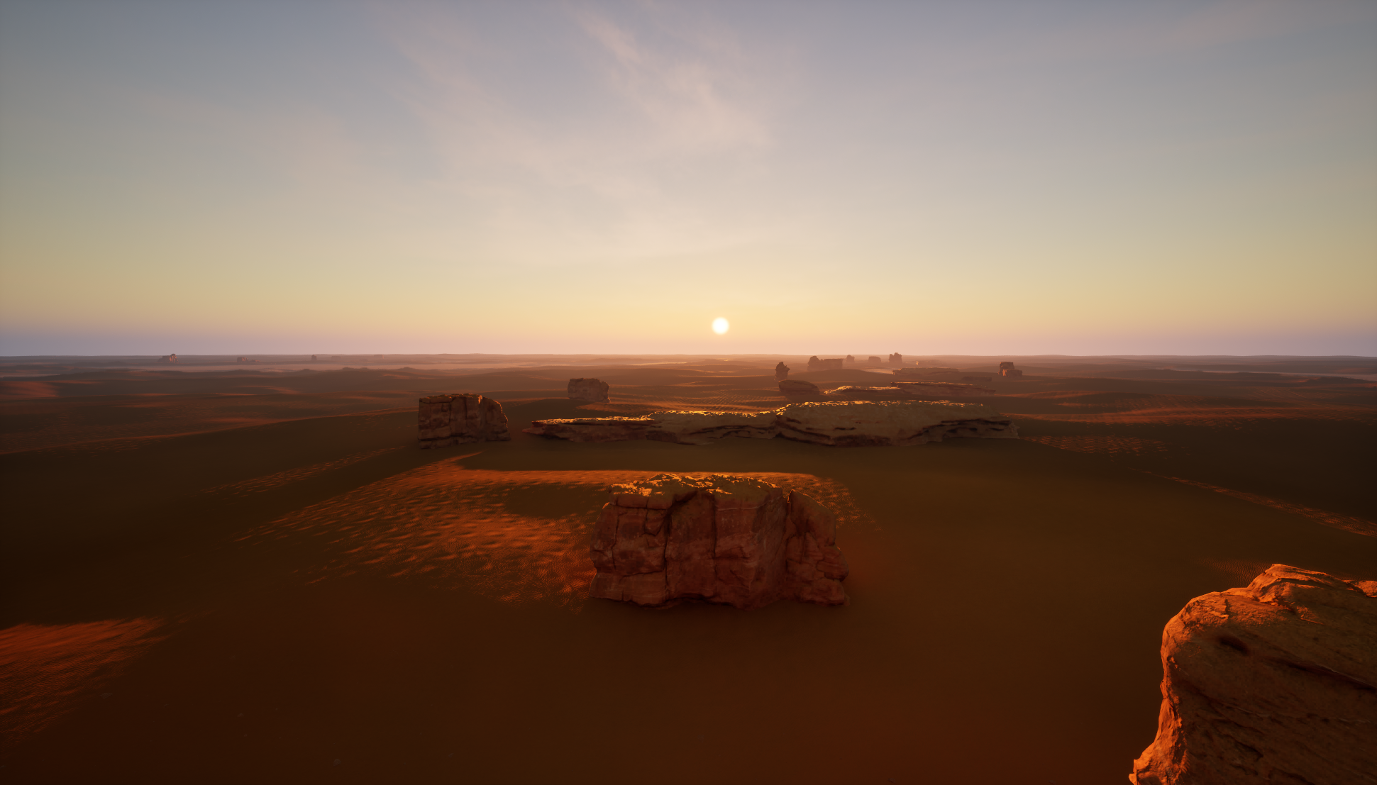 Lop Nur simulated desert environment